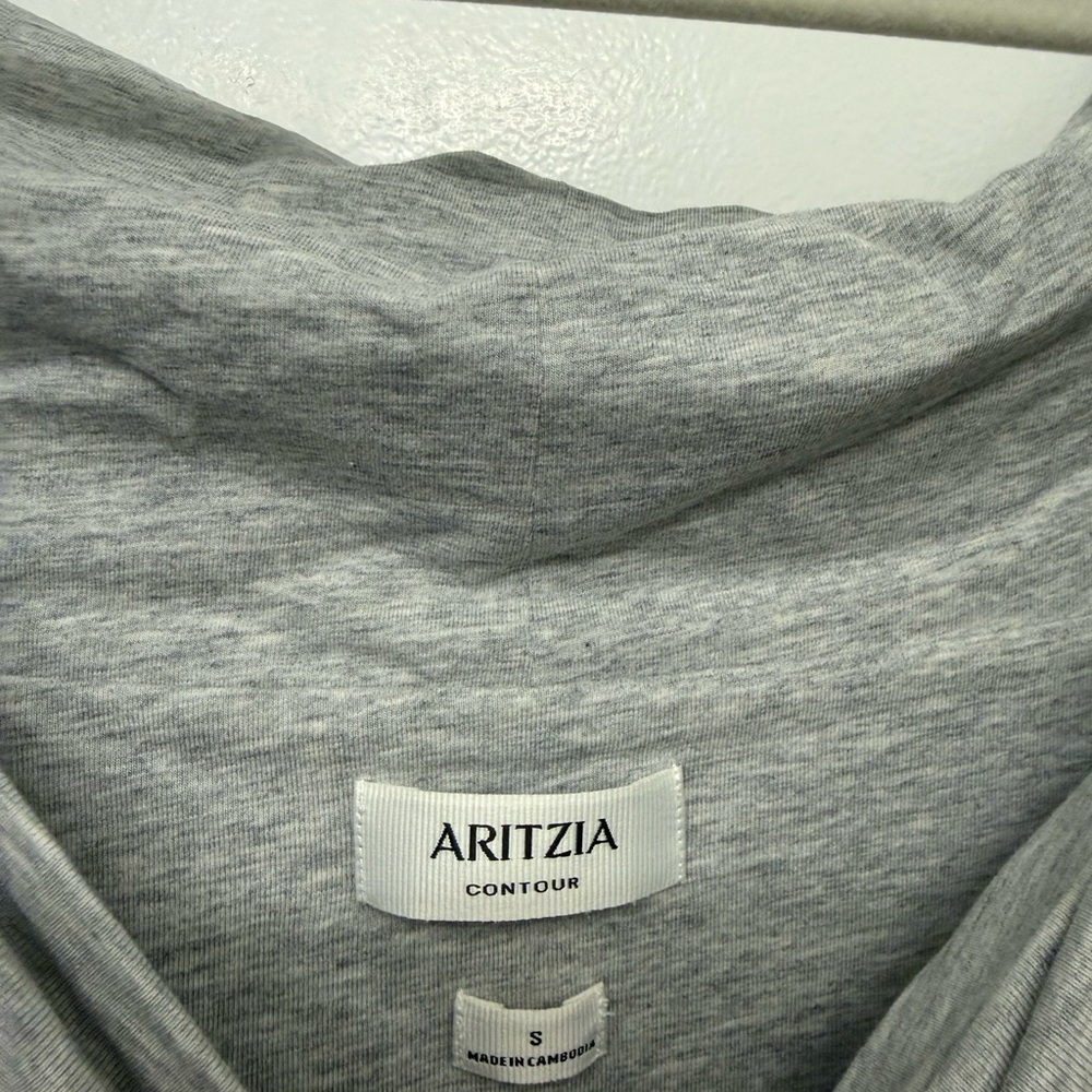 Aritzia Gray Twist-Front Tank Top - Picture 5 of 5